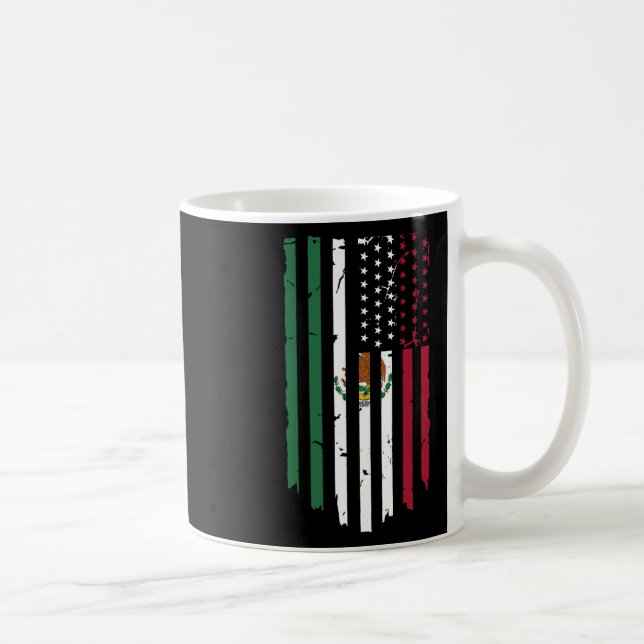 Mug Drapeau mexicain américain Drapeau mexicain (Droite)