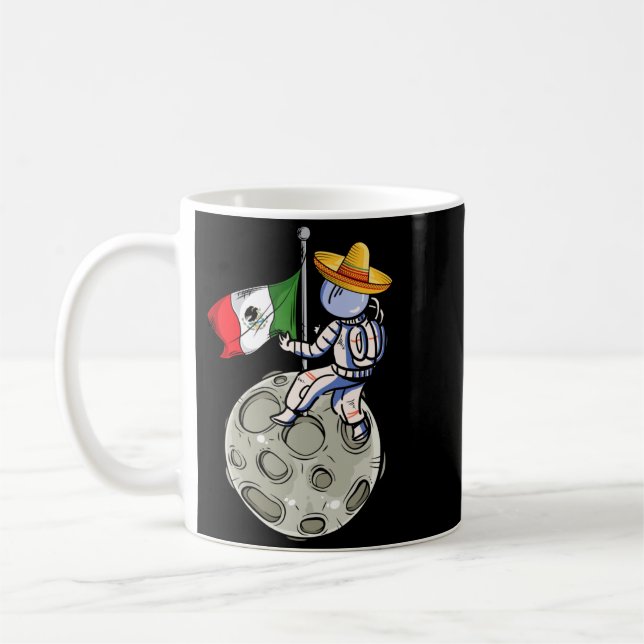 Mug Drapeau Mexicain Astronaute Dia De Los Muertos Jou (Gauche)