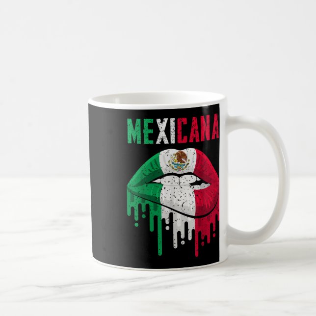 Mug Drapeau mexicain Chemise fille femmes enfant bébé  (Droite)