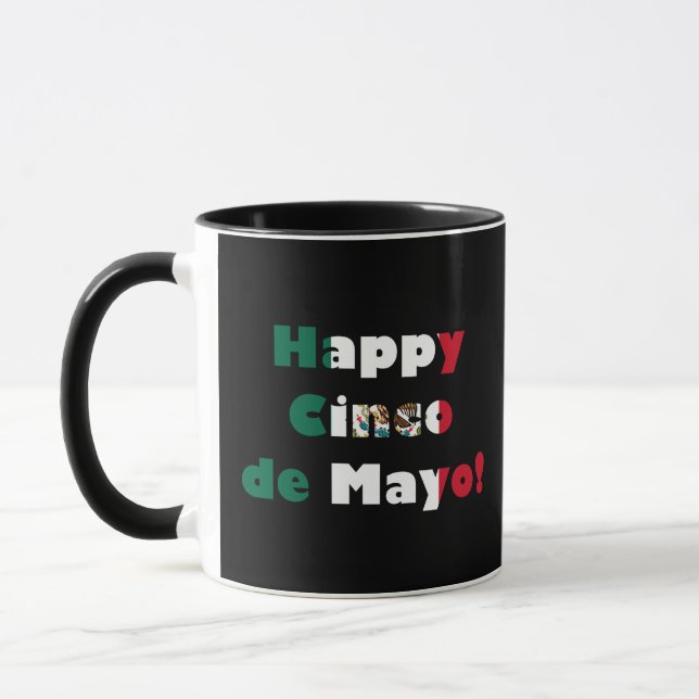 Mug Drapeau mexicain Cinco de Mayo (Gauche)