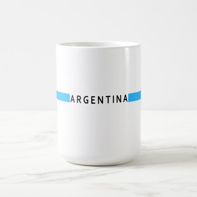 Mug Drapeau minimaliste argentin (Centre)
