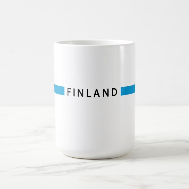 Mug drapeau minimaliste finlandais (Centre)
