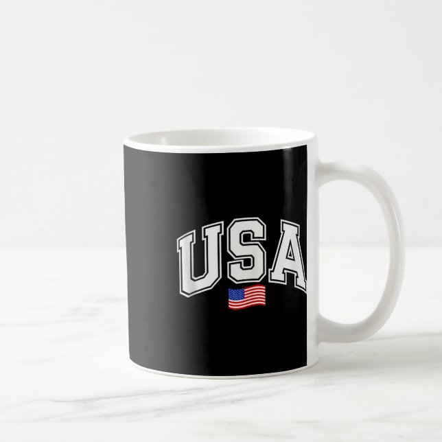 Mug Drapeau national américain des États-Unis 4 juille (Droite)
