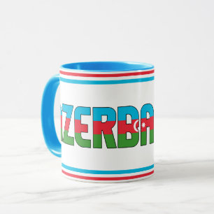 Mug Drapeau national d'Azerbaïdjan Café patriotique