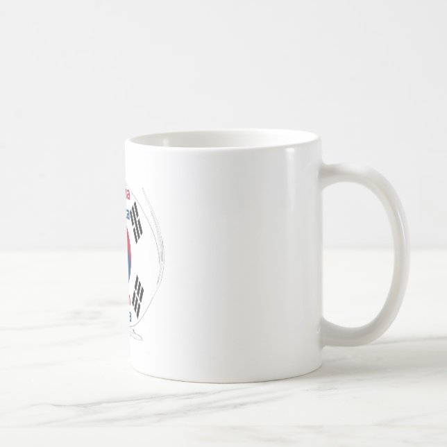 Mug Drapeau national de la Corée du Sud : Fierté du Ta (Droite)