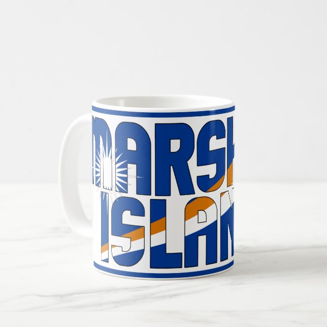 Mug Drapeau national des Îles Marshall Patriotique (Devant gauche)