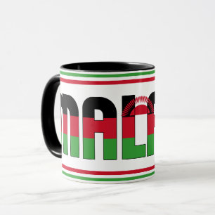 Mug Drapeau national du Malawi Café patriotique