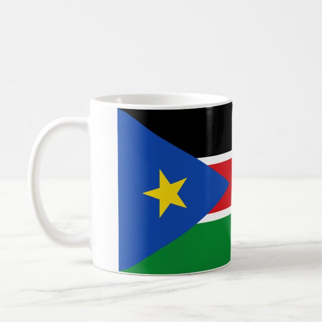Mug Drapeau national du Soudan du Sud (Gauche)