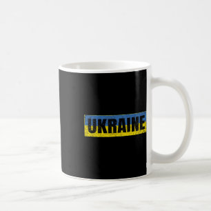 Mug Drapeau National Ukrainien Vintage Carte Ukraine P