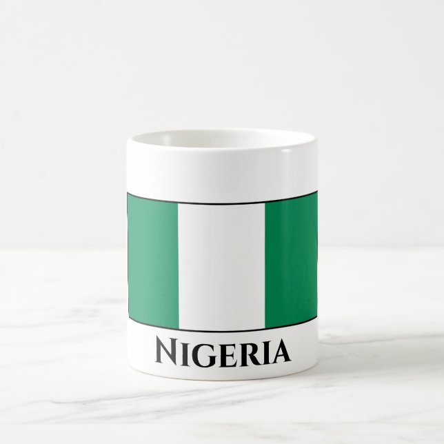 Mug Drapeau nigérian (Centre)