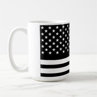 Mug Drapeau noir et blanc américain
