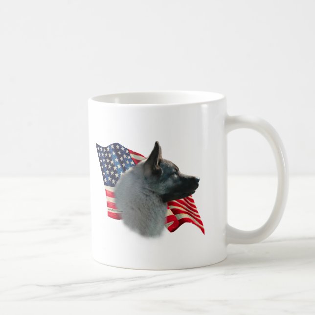 Mug Drapeau norvégien Elkhound (Droite)