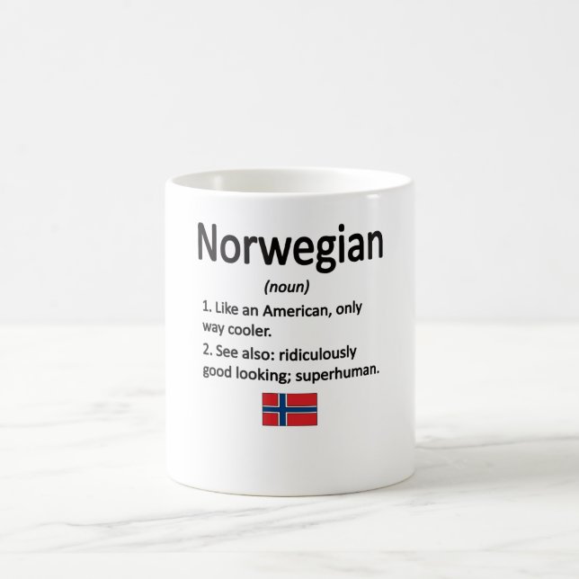 Mug Drapeau norvégien Norvège Drapeau norvégien Patrim (Centre)