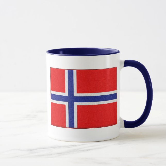 Mug Drapeau norvégien scandinave (Droite)