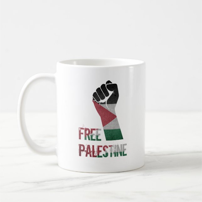 Mug drapeau palestinien de palestine libre (Gauche)