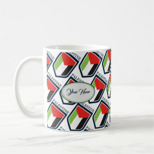 Mug Drapeau palestinien et palestinien Customisé