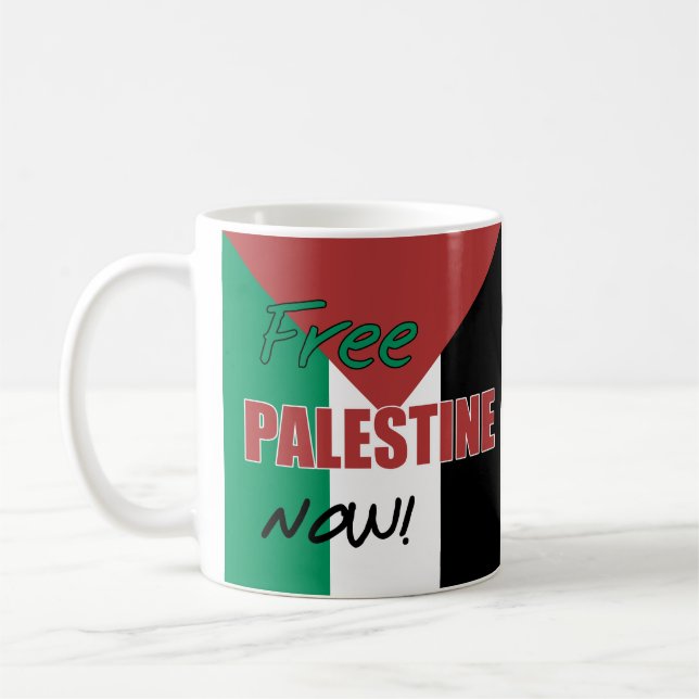 Mug Drapeau palestinien libre (Gauche)