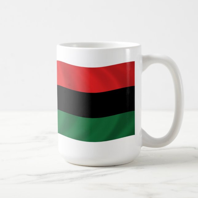 Mug Drapeau panafricain (UNIA) (Droite)
