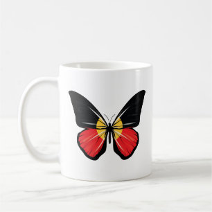 Mug Drapeau papillon aborigène