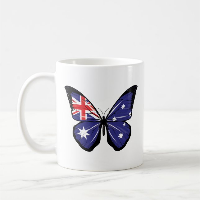 Mug Drapeau papillon australien (Gauche)