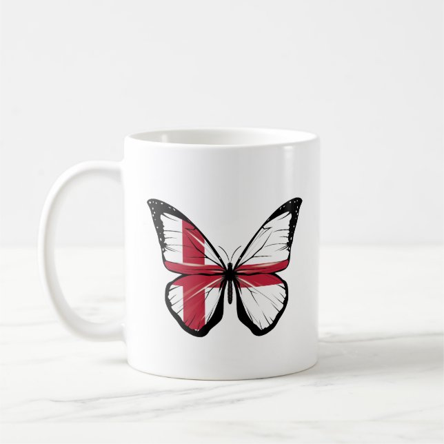 Mug Drapeau papillon d'Angleterre (Gauche)
