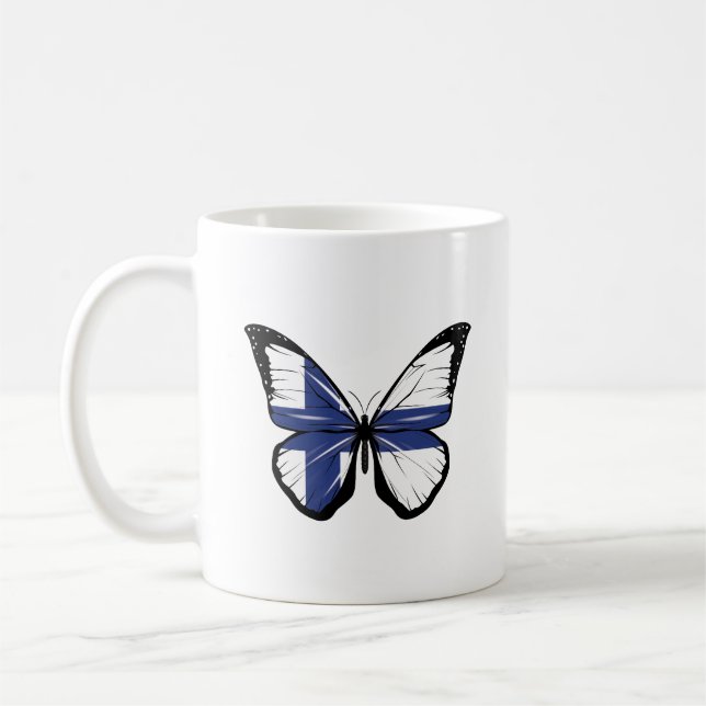 Mug Drapeau papillon finlandais (Gauche)