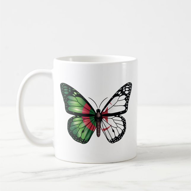 Mug Drapeau papillon monarque d'Algérie (Gauche)