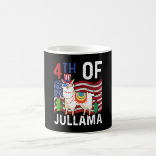 Mug Drapeau Patriotique Américain Du 4E Jullama Lama 4