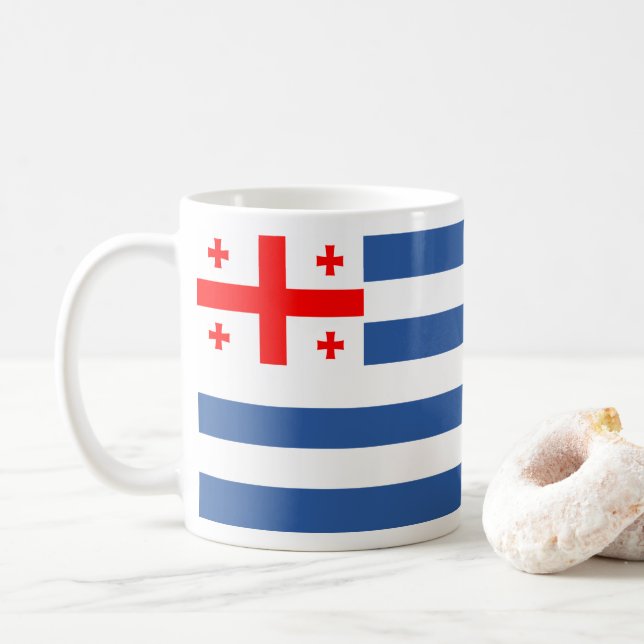 Mug Drapeau patriotique d'Adjara (Avec donut)