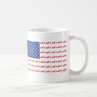 Mug Drapeau patriotique de la moto-hélicoïdale