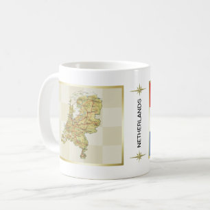 Mug Drapeau Pays-Bas + Mappage