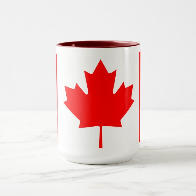 Mug Drapeau personnalisé du Canada | Jour du Canada av (Centre)