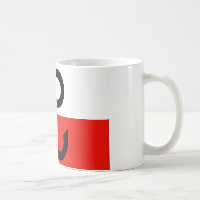 Mug Drapeau polonais de résistance (Droite)