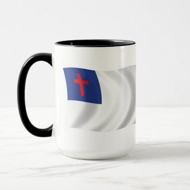 Mug Drapeau Religion Chrétienne (Gauche)