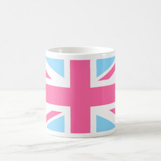 Mug Drapeau rose blanc et bleu Union Jack UK