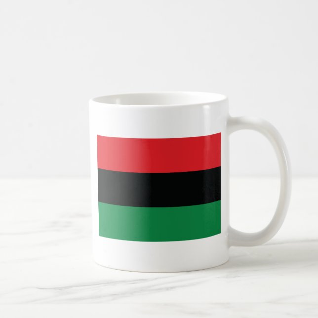 Mug Drapeau rouge, noir et vert (Droite)