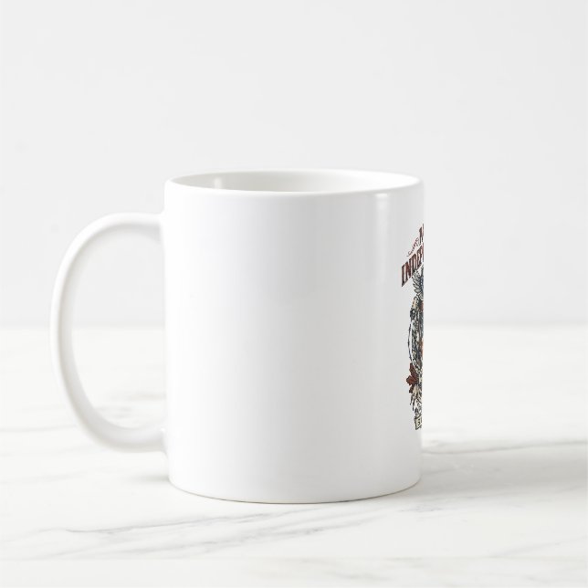 Mug Drapeau Rouillé Patriotique Survivant Apocalypse Z (Gauche)