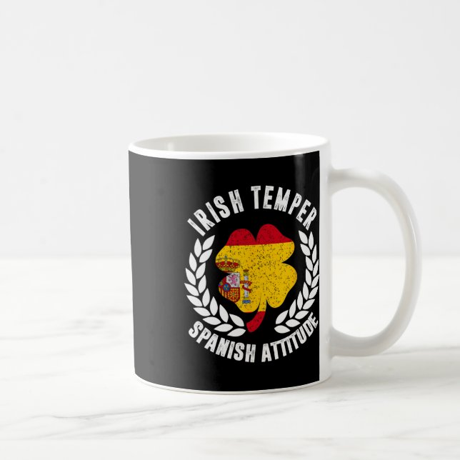 Mug Drapeau Saint-Patrick Humeur Irlandaise Attitude E (Droite)