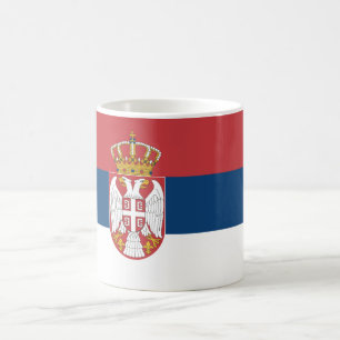 Mug Drapeau (serbe) de la Serbie