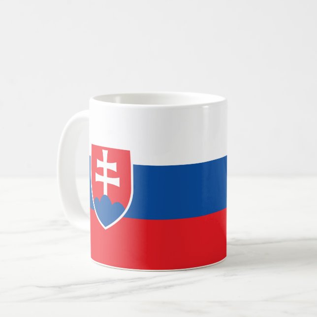 Mug Drapeau Slovaquie (Devant gauche)