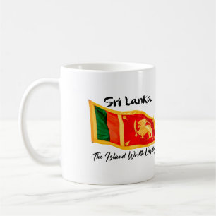 Mug Drapeau Sri Lanka - L'île à visiter !