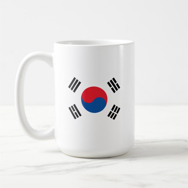 Mug Drapeau sud-coréen inoxydable (Gauche)