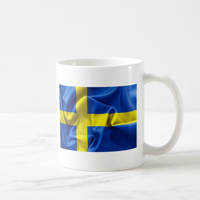 Mug Drapeau suédois de café (Droite)