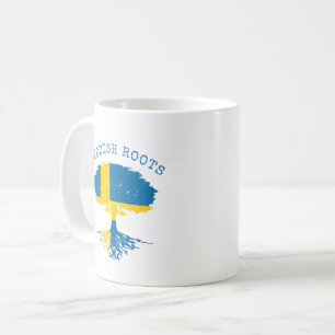 Mug Drapeau suédois des racines