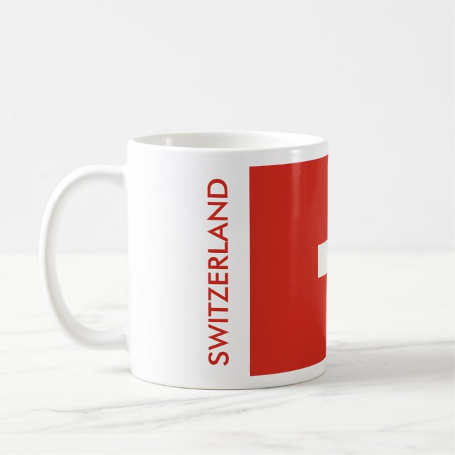 MUG DRAPEAU SUISSE (Gauche)
