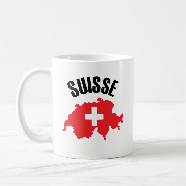 Mug Drapeau suisse (Gauche)