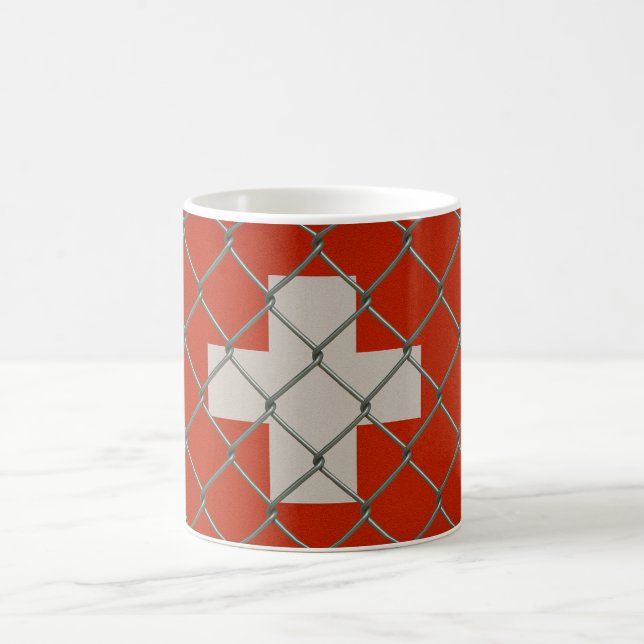 Mug Drapeau suisse protégé (Centre)