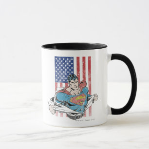 Mug Drapeau Superman & US