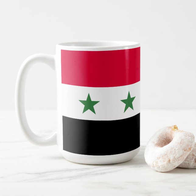 Mug Drapeau syrien (Avec donut)