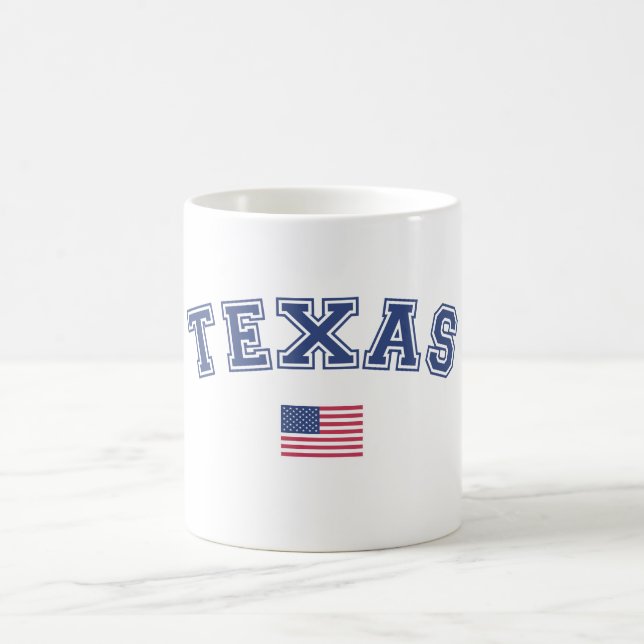 Mug Drapeau Texas State USA (Centre)